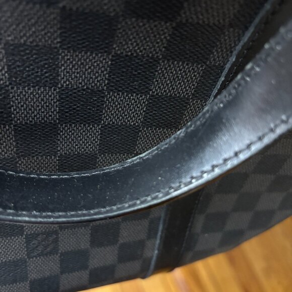 LOUIS VUITTON Tadao Hand Tote bag Damier Graphite Leather Black FLASH SALE - Picture 5 of 13